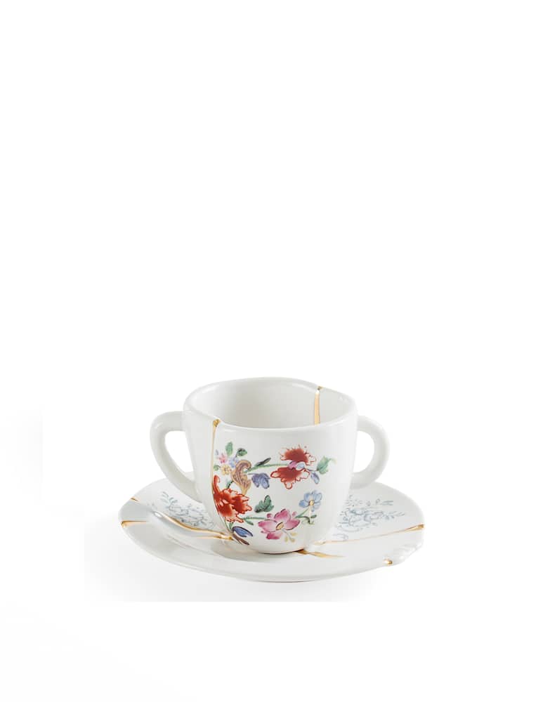 Seletti Tazzina Da Caffè Con Piattino Kintsugi - immagine 3 Seletti Tazzina Da Caffè Con Piattino Kintsugi - immagine 3