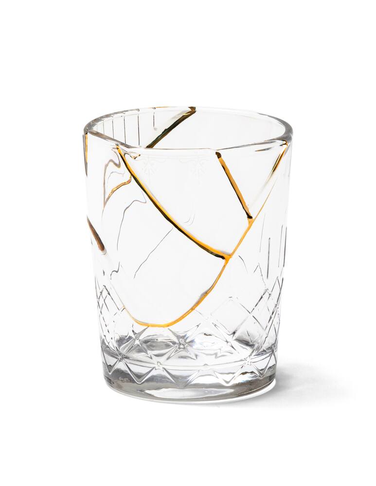 rinascente Seletti Kintsugi-N'1 Bicchiere - Trasparente