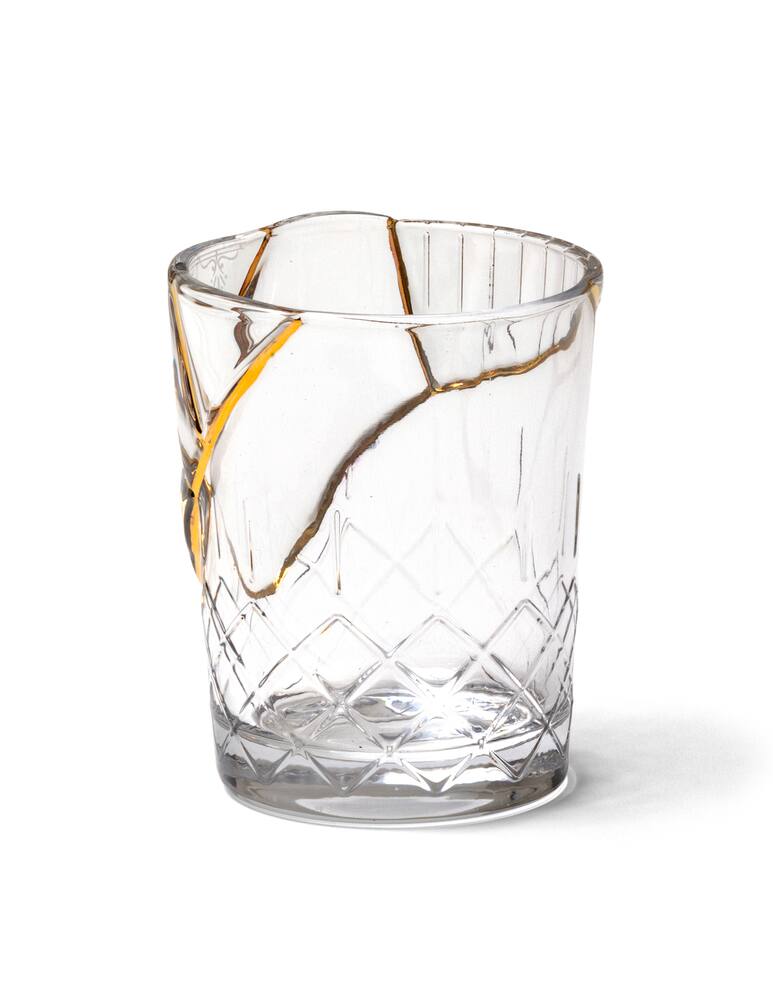 rinascente Seletti Kintsugi-N'1 Bicchiere - Trasparente