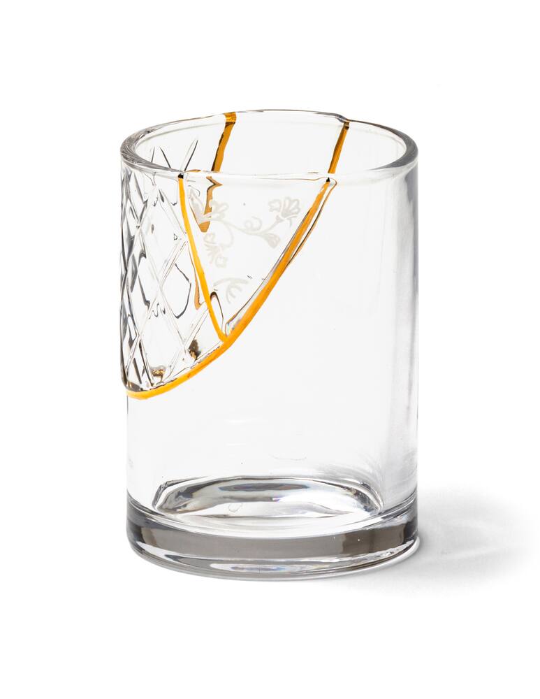 rinascente Seletti Kintsugi-N'2 Glass - Transparent