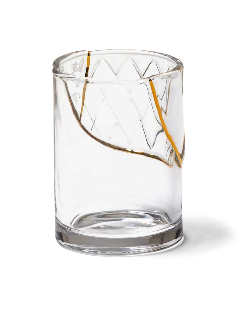 rinascente Seletti Kintsugi-N'2 Glass - Transparent