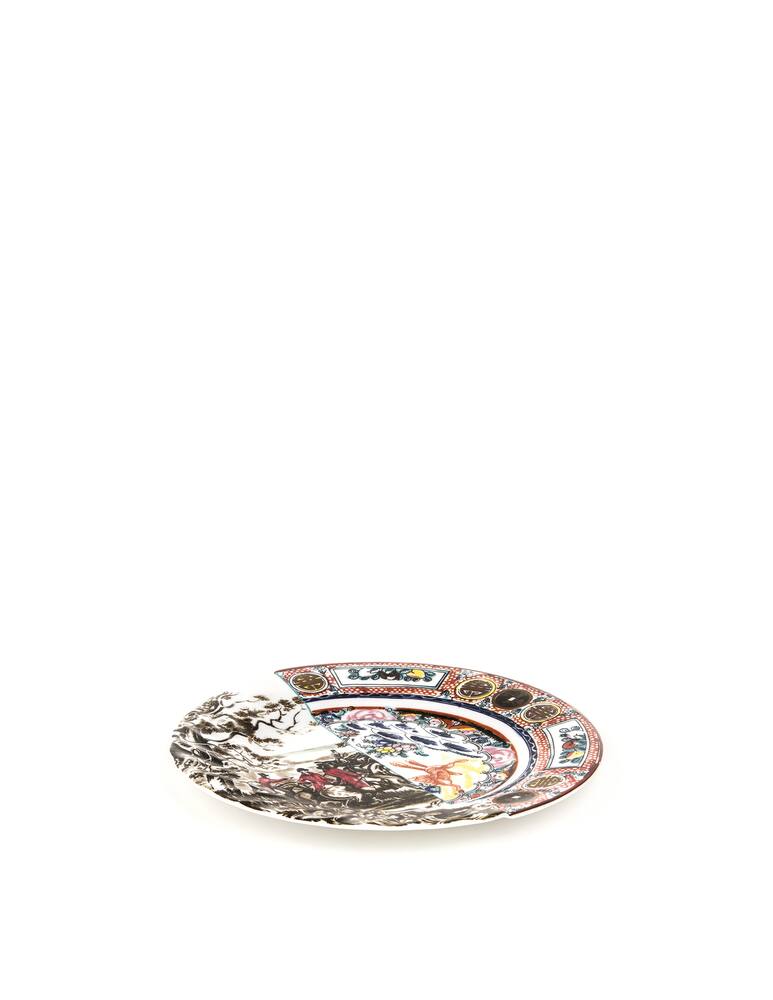 rinascente Seletti Piatto Piano In Porcellana "Hybrid-Eusapia" - Multicolor