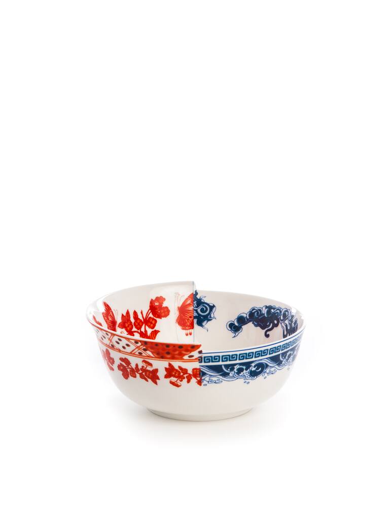 rinascente Seletti Hybrid-Eutropia Bowl In Porcelain Cm.15.2 H.6.7 - Multicolor