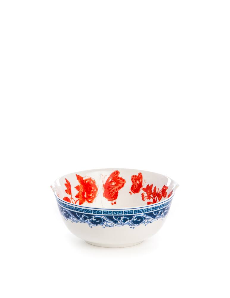rinascente Seletti Hybrid-Eutropia Bowl In Porcelain Cm.15.2 H.6.7 - Multicolor