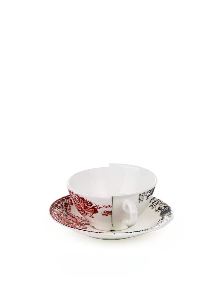 Seletti Teacup With Saucer Hybrid - picture 1 Seletti Teacup With Saucer Hybrid - picture 1