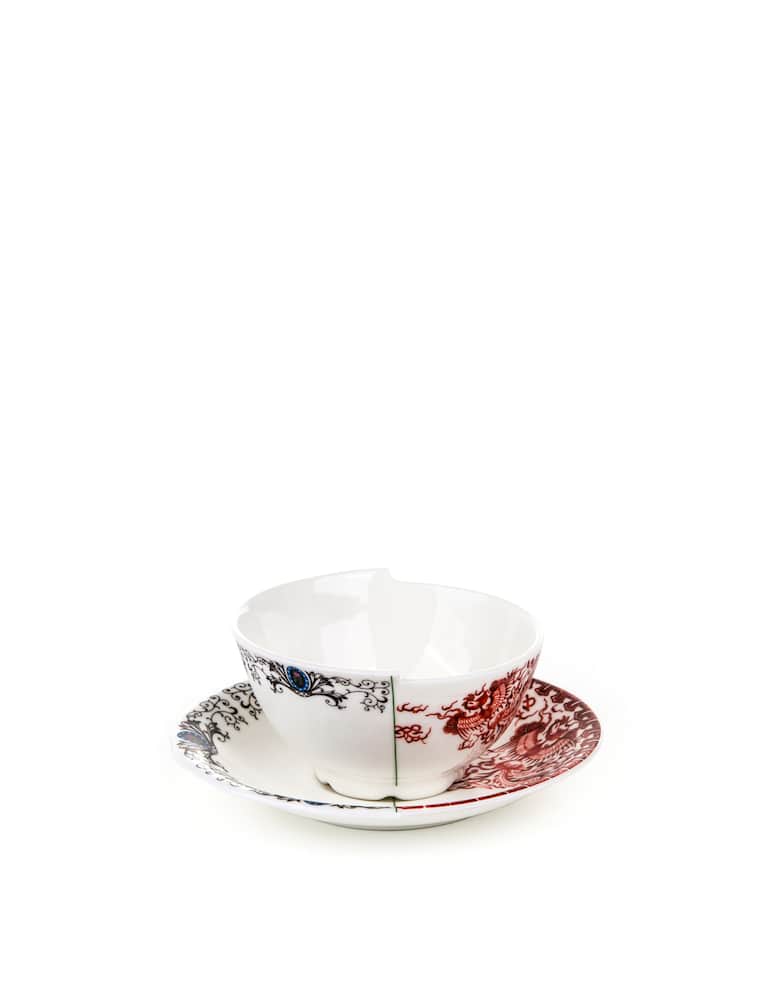 Seletti Teacup With Saucer Hybrid - picture 2 Seletti Teacup With Saucer Hybrid - picture 2