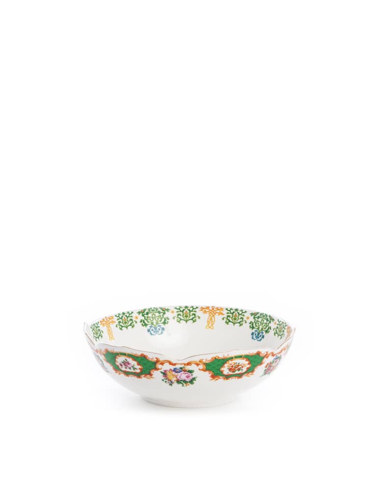 rinascente Seletti Hybrid-Zaira Salad Bowl In Porcelain Cm.22.4 H.10 - Multicolor