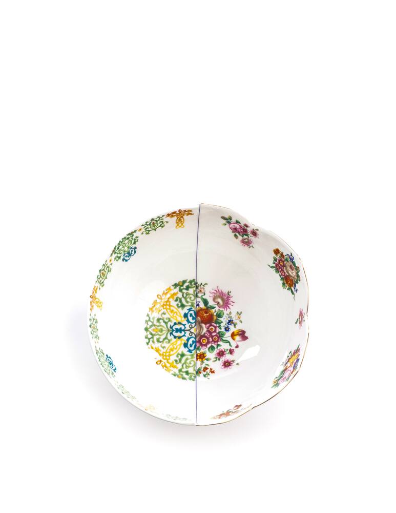 rinascente Seletti Hybrid-Zaira Salad Bowl In Porcelain Cm.22.4 H.10 - Multicolor