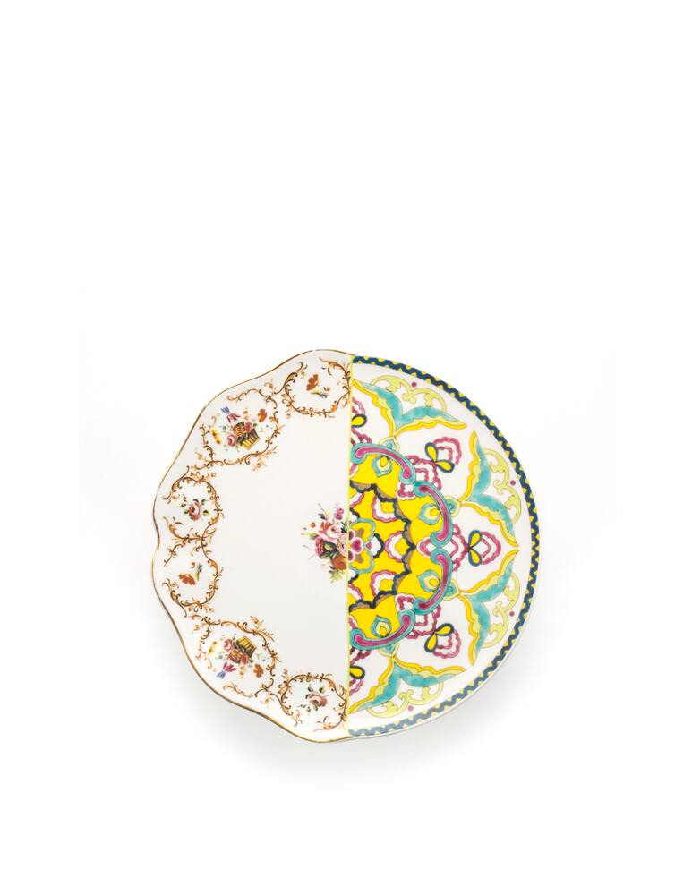 rinascente Seletti Hybrid-Leandra Porcelain Cake-Stand Cm.20 H.8 - Multicolor
