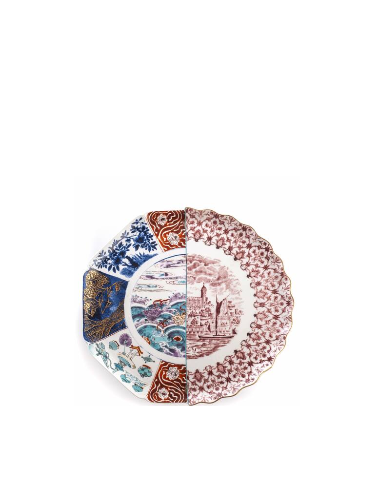 rinascente Seletti Hybrid-Moriana Porcelain Cake-Stand Cm.32.5 H.14 - Multicolor