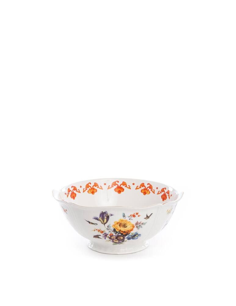 rinascente Seletti Hybrid-Ersilia Salad Bowl In Porcelain Cm.27 H.12 - Multicolor
