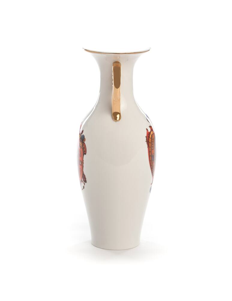 rinascente Seletti Hybrid-Adelma Vase In Porcelain Cm.14 H.32.5 - Multi