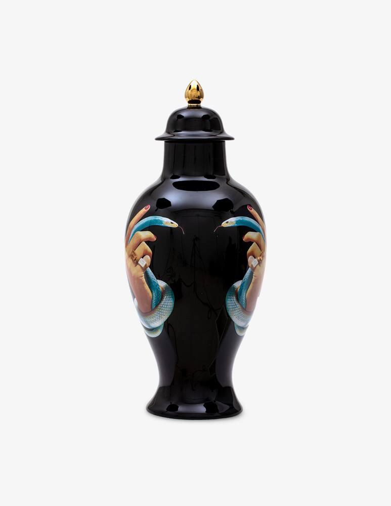 rinascente Seletti Vaso "Toiletpaper" Hands Whit Snakes - Multicolor