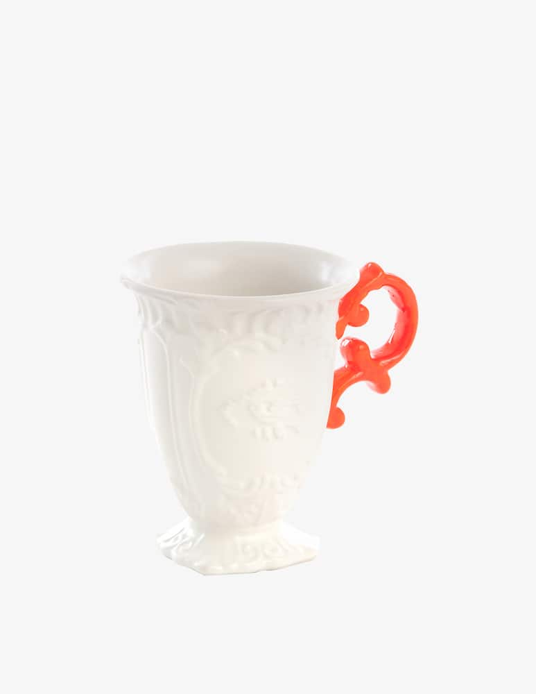 rinascente Seletti Tazza "I-Wares" Manico Arancio - Multicolor
