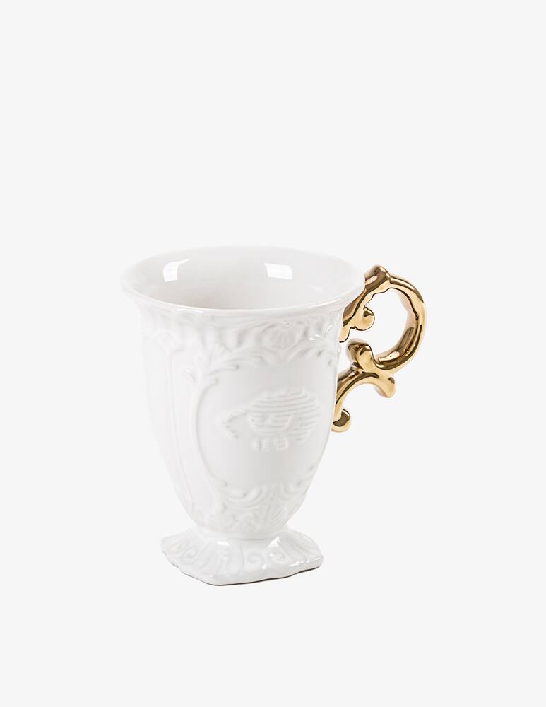 rinascente Seletti Tazza "I-Wares"  Manico Oro - Multicolor