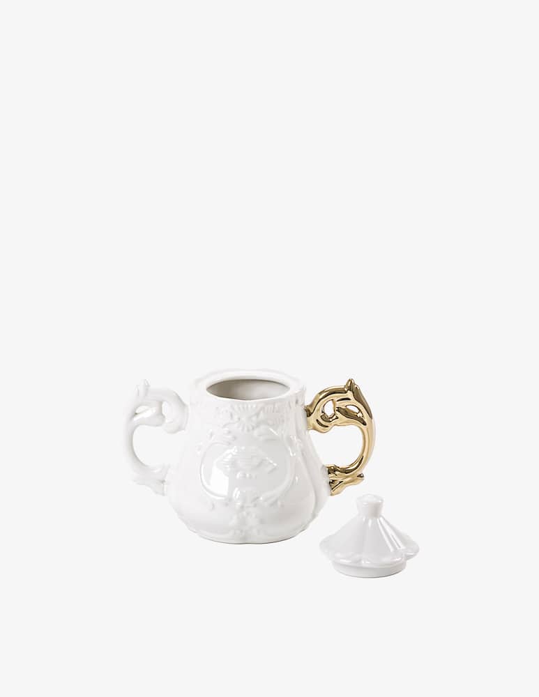 rinascente Seletti Zuccheriera "I-Wares" Manico Oro - Multicolor