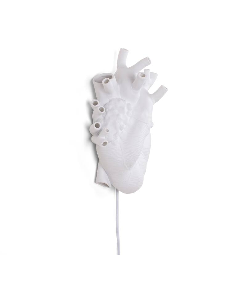 rinascente Seletti Heart Lamp lampada da parete - bianco