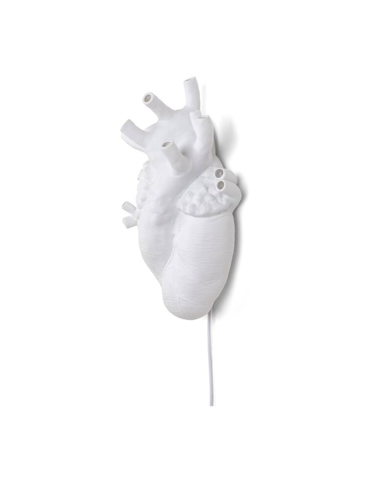 rinascente Seletti Heart Lamp lampada da parete - bianco
