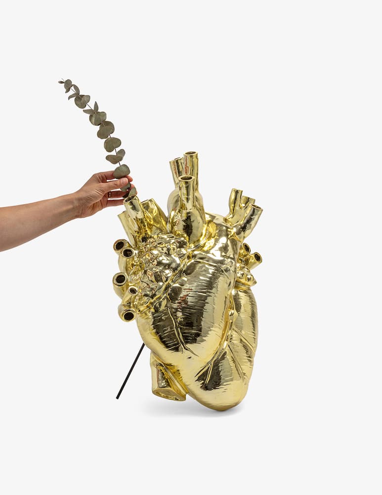 rinascente Seletti "Love In Bloom Giant" Vase - Gold