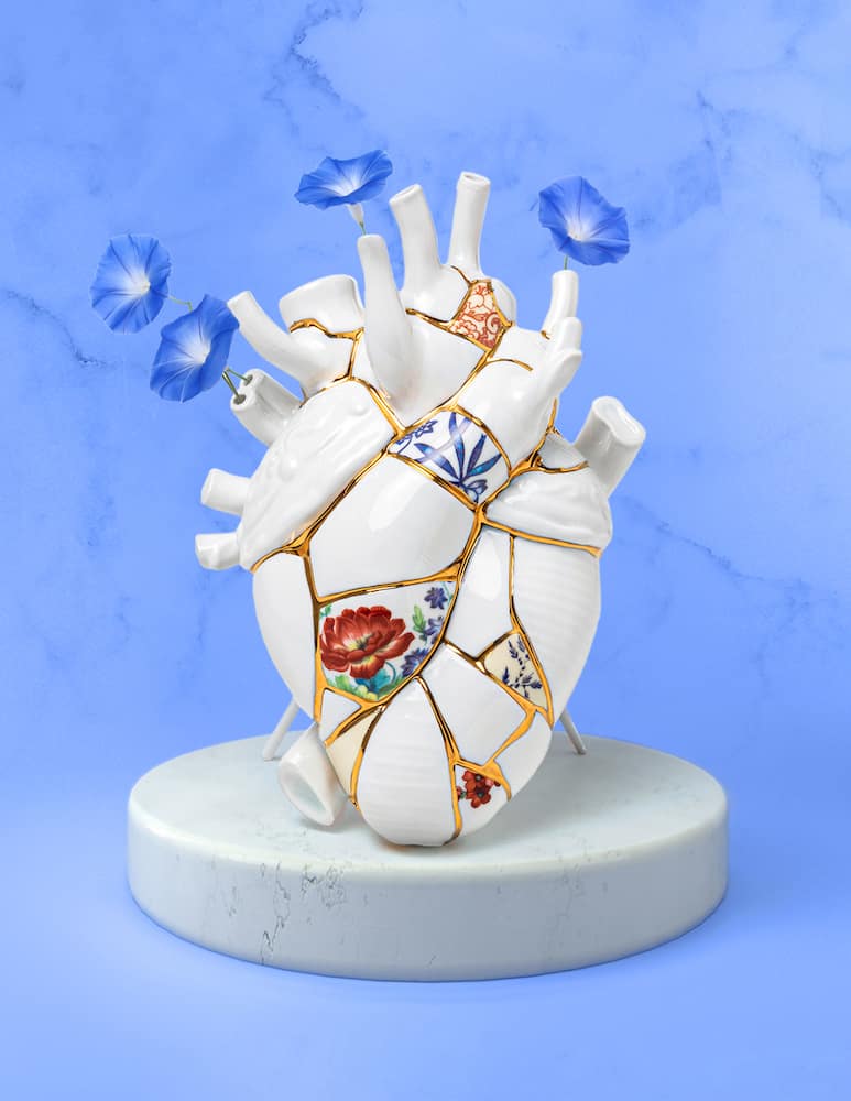 Seletti Vaso Love In Bloom - Kintsugi - immagine 2 Seletti Vaso Love In Bloom - Kintsugi - immagine 2