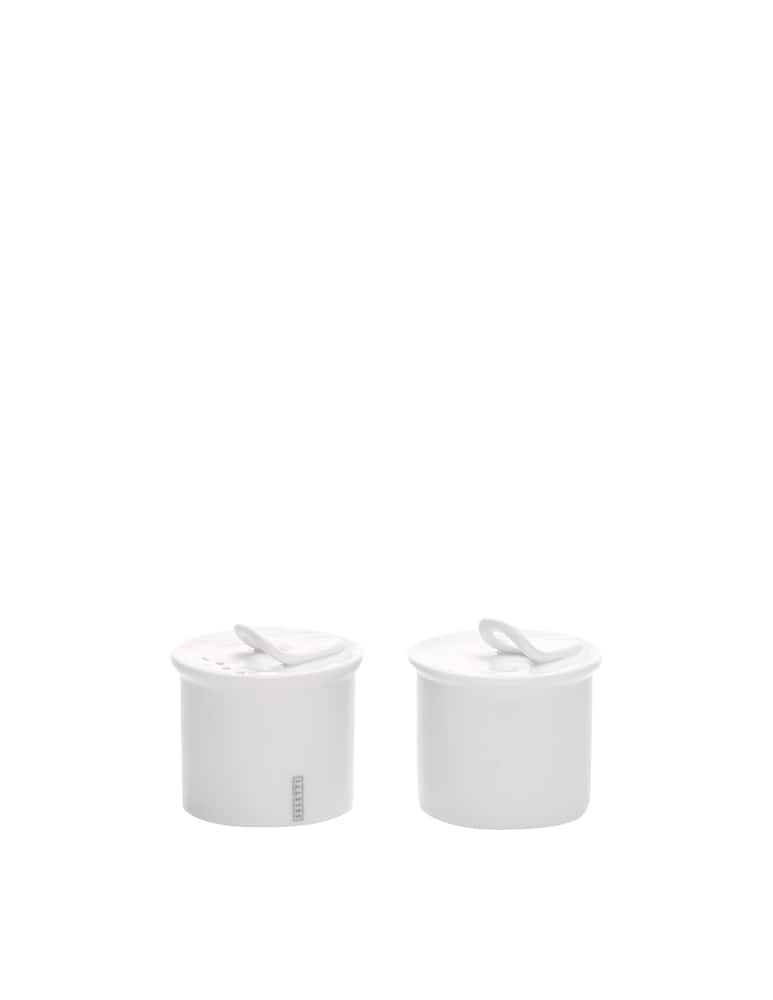 rinascente Seletti Set Porcelain Salt and Pepper Shakers - White