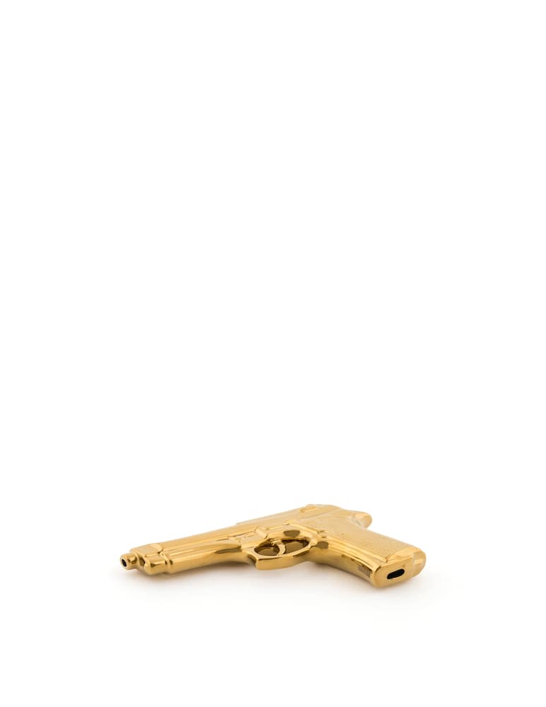 Seletti Limited Gold Edition Porcelain My Gun Cm.22 X 14 X 3.5 - immagine 1 Seletti Limited Gold Edition Porcelain My Gun Cm.22 X 14 X 3.5 - immagine 1