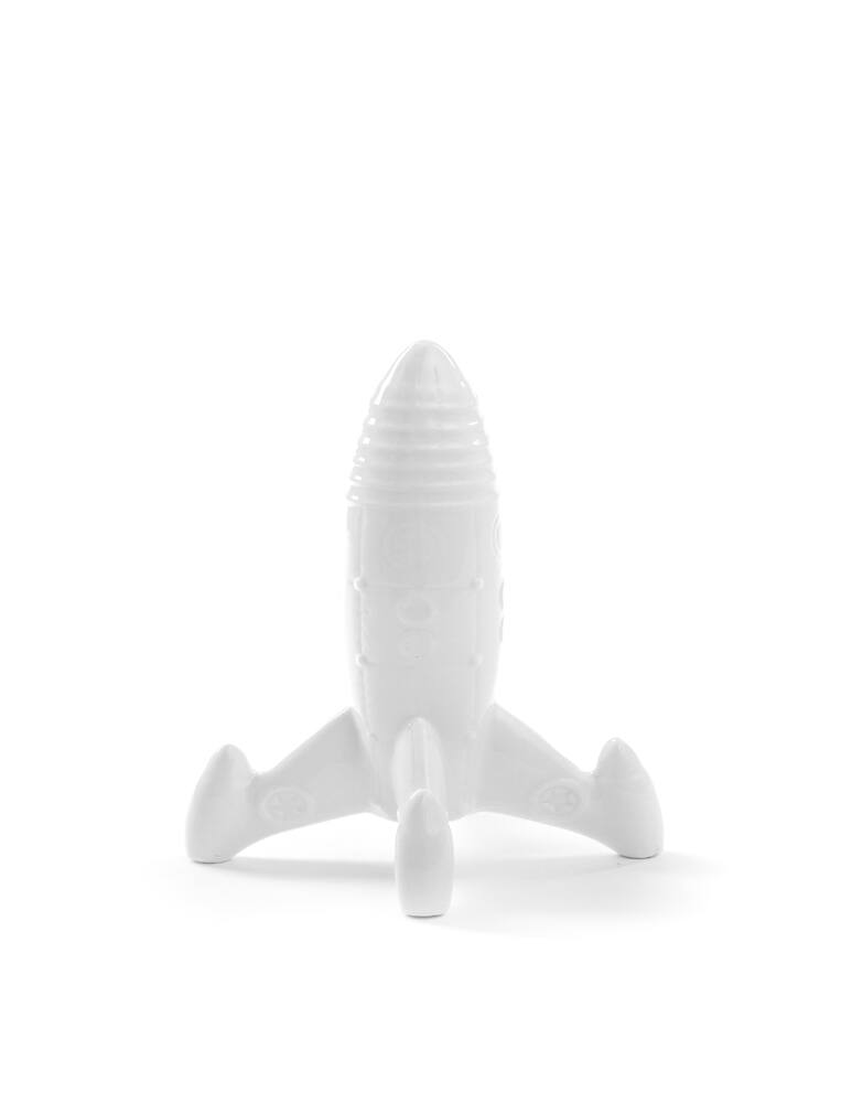 rinascente Seletti Memorabilia Porcelain My Spaceship Cm.13.5 X 13.5 X 27