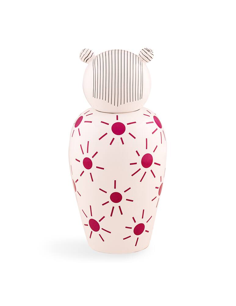 rinascente Seletti Vaso In Dolomite Con Coperchio "Le Canopie-Lula" - Multicolor