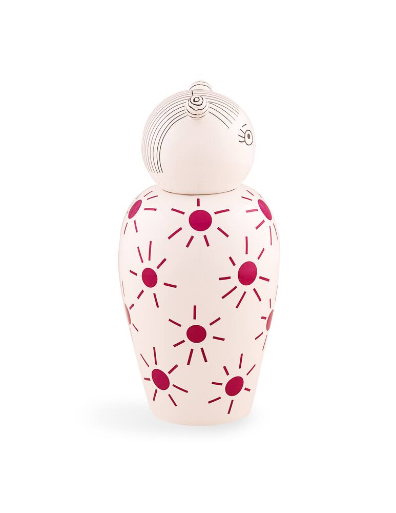 rinascente Seletti Vaso In Dolomite Con Coperchio "Le Canopie-Lula" - Multicolor