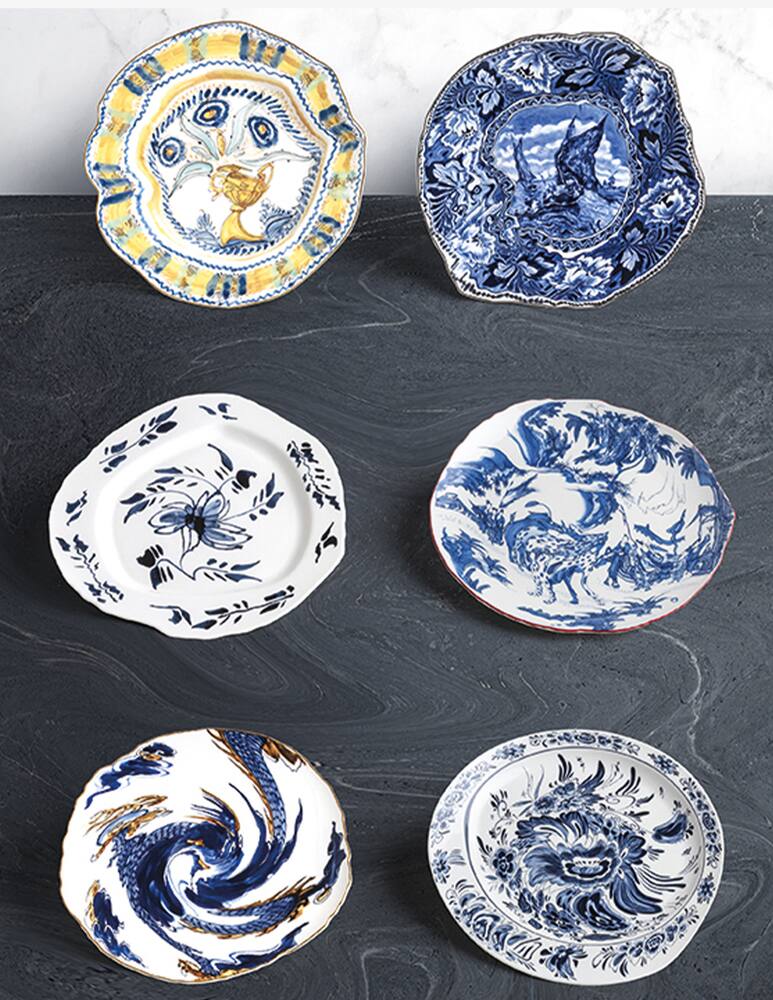 rinascente Seletti Piatto Piano "Diesel Living Classics On Acid" Mastricht Ship - Multicolor