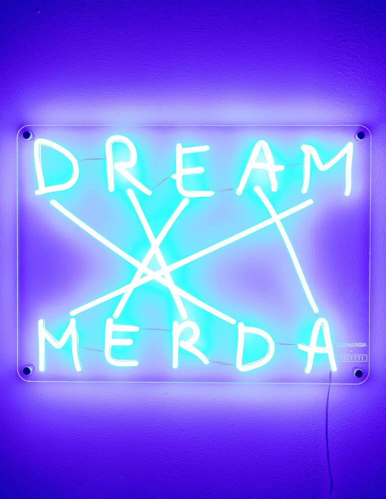 rinascente Seletti Led Lamp Dream-Merda - Blue