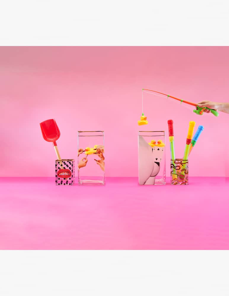Seletti Vaso in vetro Toiletpaper - immagine 3