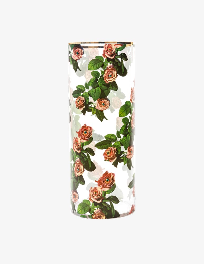 rinascente Seletti Vase "Toiletpaper"  Roses - Multi