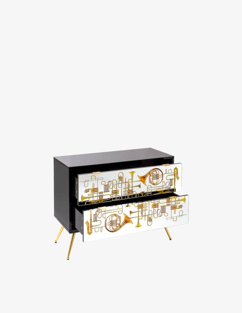 Seletti Cassettiera 2 Cassetti Toiletpaper Home Trumpets - immagine 2 Seletti Cassettiera 2 Cassetti Toiletpaper Home Trumpets - immagine 2