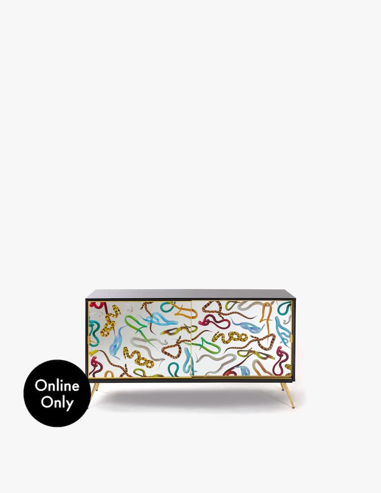 Seletti Mobile Con 2 Ante "Toiletpaper" Snakes - immagine 1 Seletti Mobile Con 2 Ante "Toiletpaper" Snakes - immagine 1