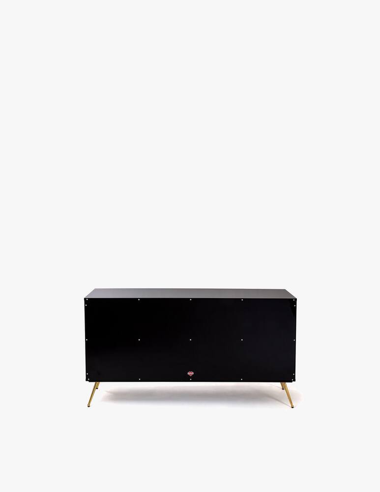 rinascente Seletti Mobile Con 2 Ante "Toiletpaper" Snakes - Argento