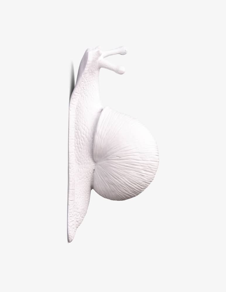 rinascente Seletti Appendiabiti Lumaca A Muro "Slow Snail #3" - Bianco