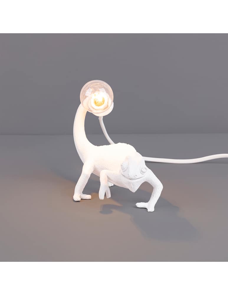 rinascente Seletti Chameleon Lamp - Still Resin Lamp - bianco