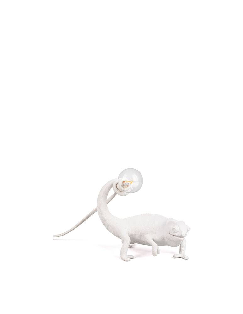 rinascente Seletti Chameleon Lamp - Still Resin Lamp - bianco