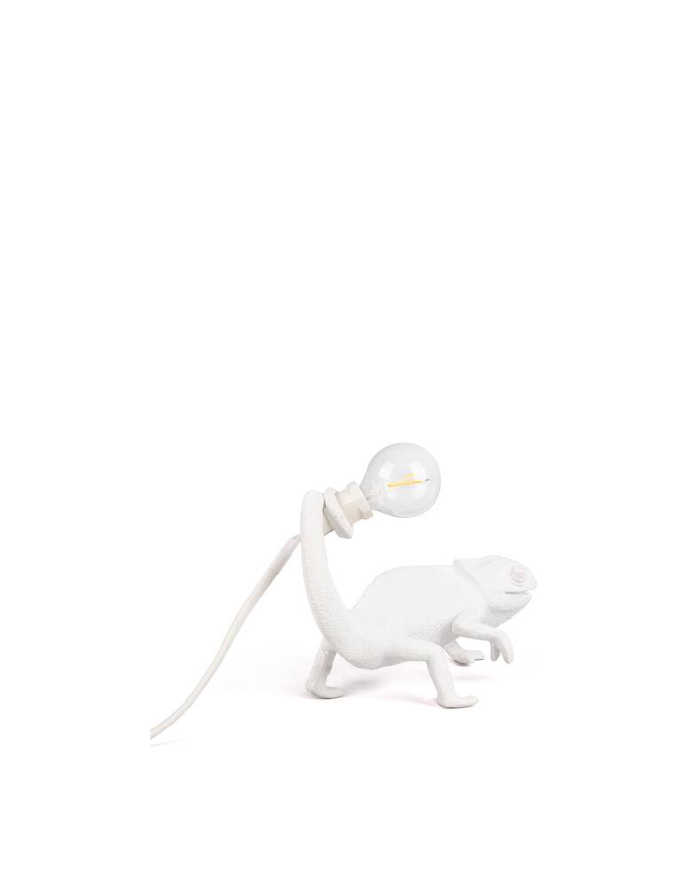 rinascente Seletti Chameleon Lamp - Still Resin Lamp - bianco