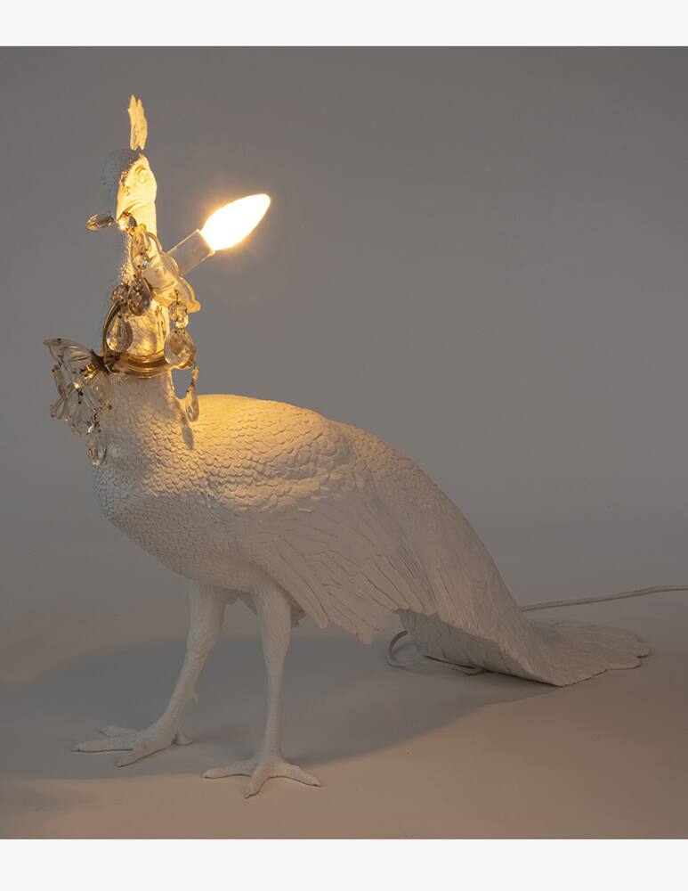rinascente Seletti Peacock Lamp lampada da pavimento - bianco