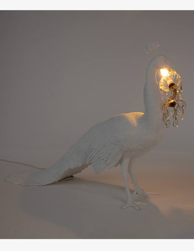 rinascente Seletti Peacock Lamp lampada da pavimento - bianco