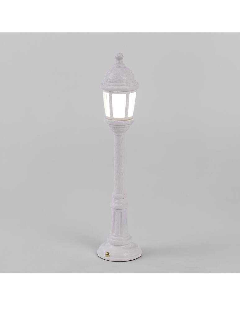 rinascente Seletti Street Lamp (Dining) lampada da tavolo in resina - bianco