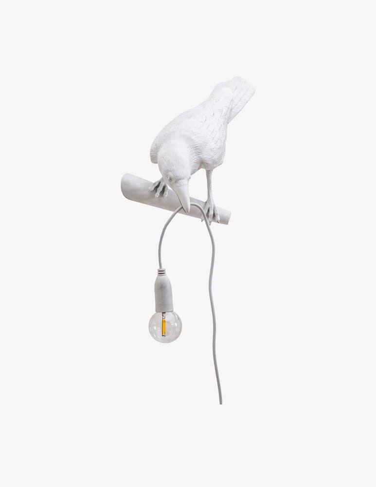 rinascente Seletti Lampada In  "Bird Lamp" Looking Left White Out - Bianco