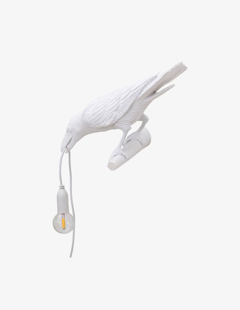rinascente Seletti Lampada In  "Bird Lamp" Looking Left White Out - Bianco