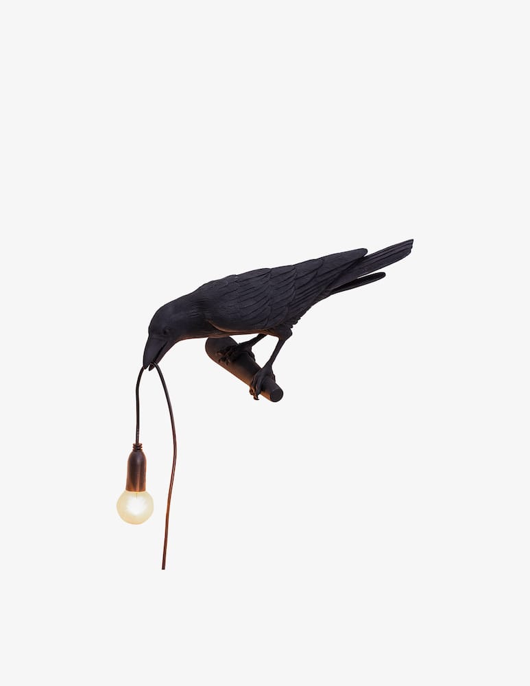 rinascente Seletti Bird Lamp Applique - Black