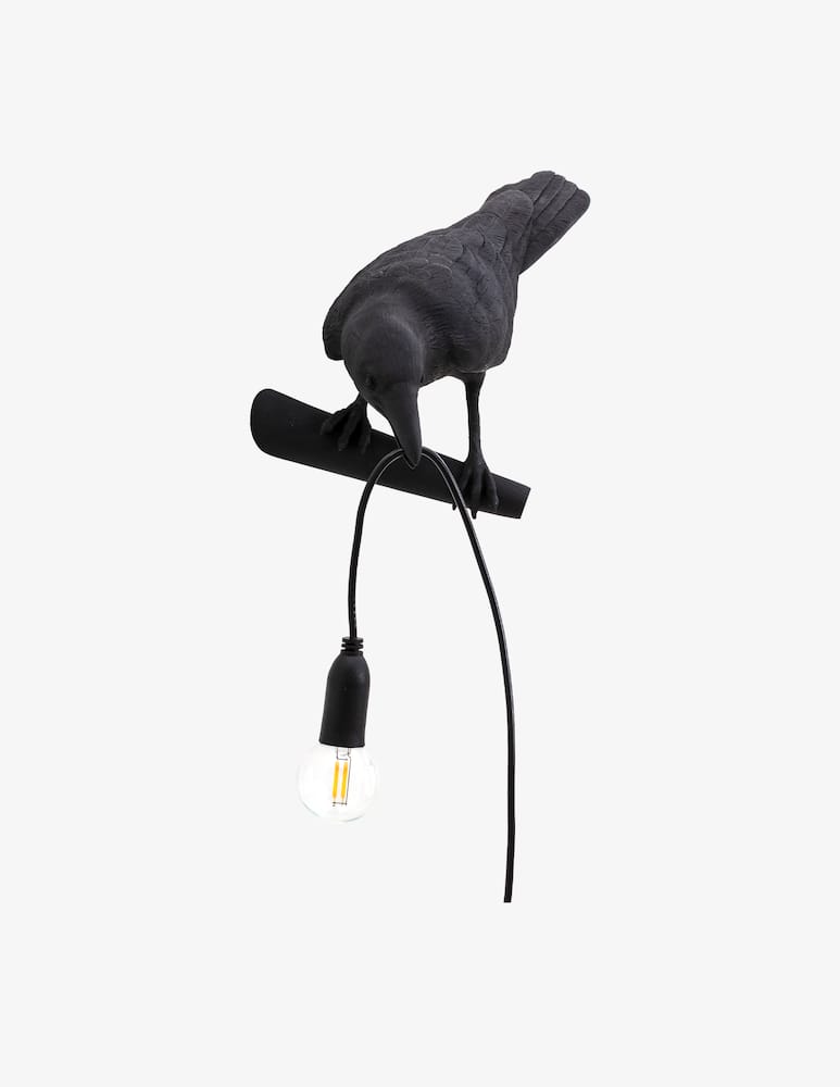 rinascente Seletti Bird Lamp Applique - Black