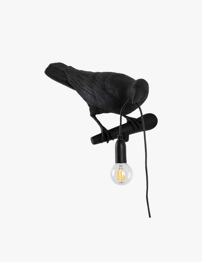 rinascente Seletti Bird Lamp Applique - Black