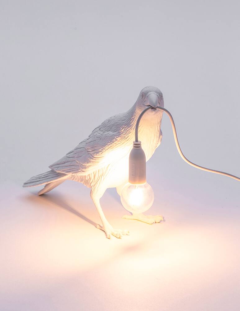 rinascente Seletti Bird Lamp in Attesa - bianco