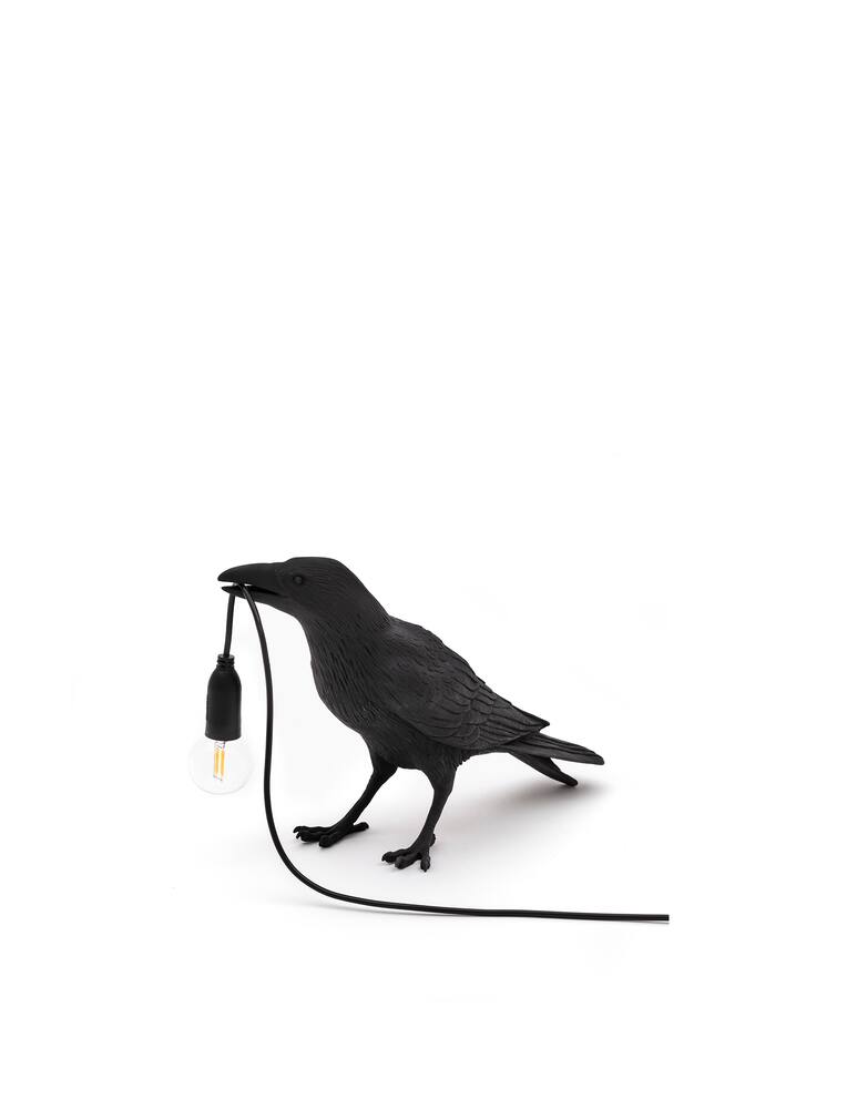rinascente Seletti Bird Lamp Waiting table lamp - black